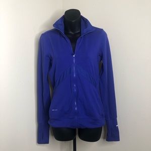 Nike drift jacket purple with thumb holes size S